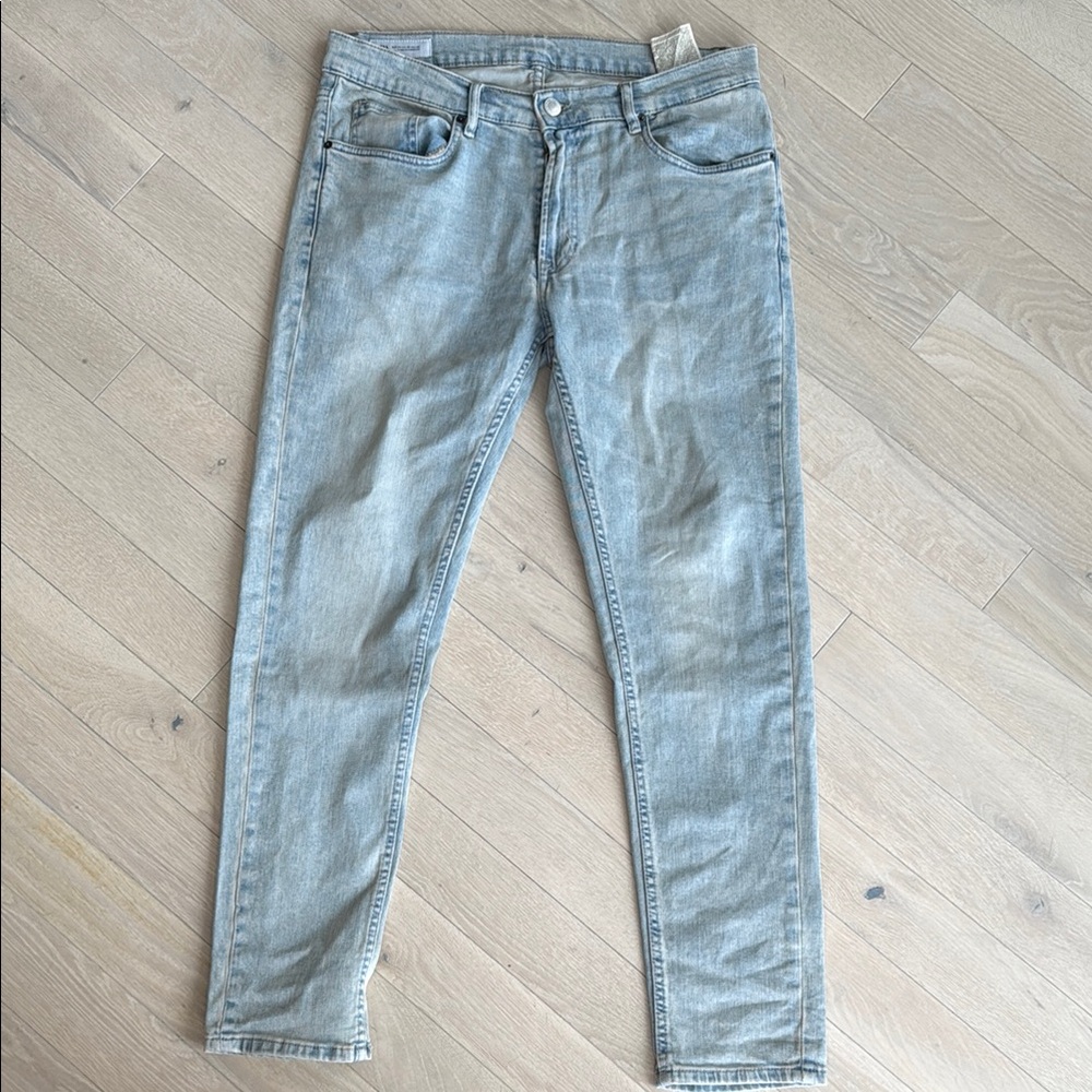 Zara Slim Fit Jeans Size 36 Light Wash
